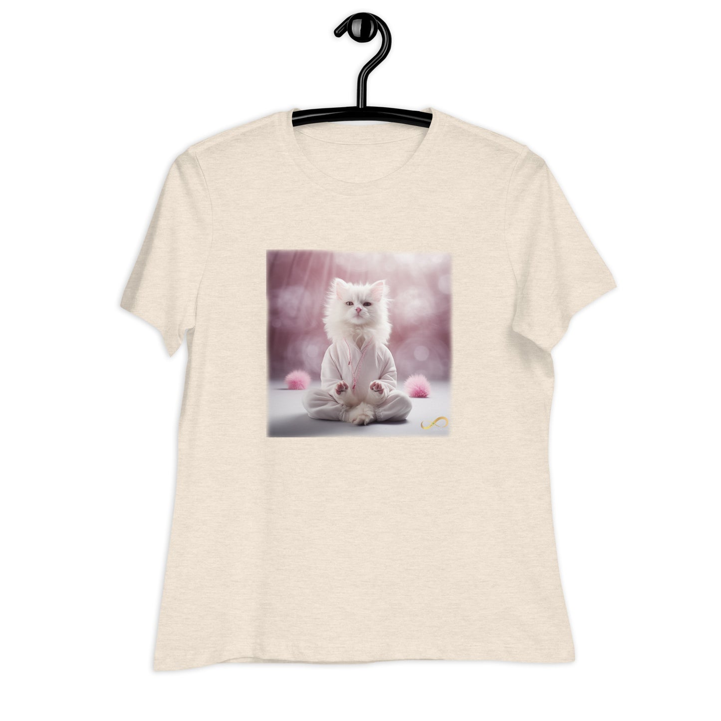 Meditating Zen Cat Women's Shirt