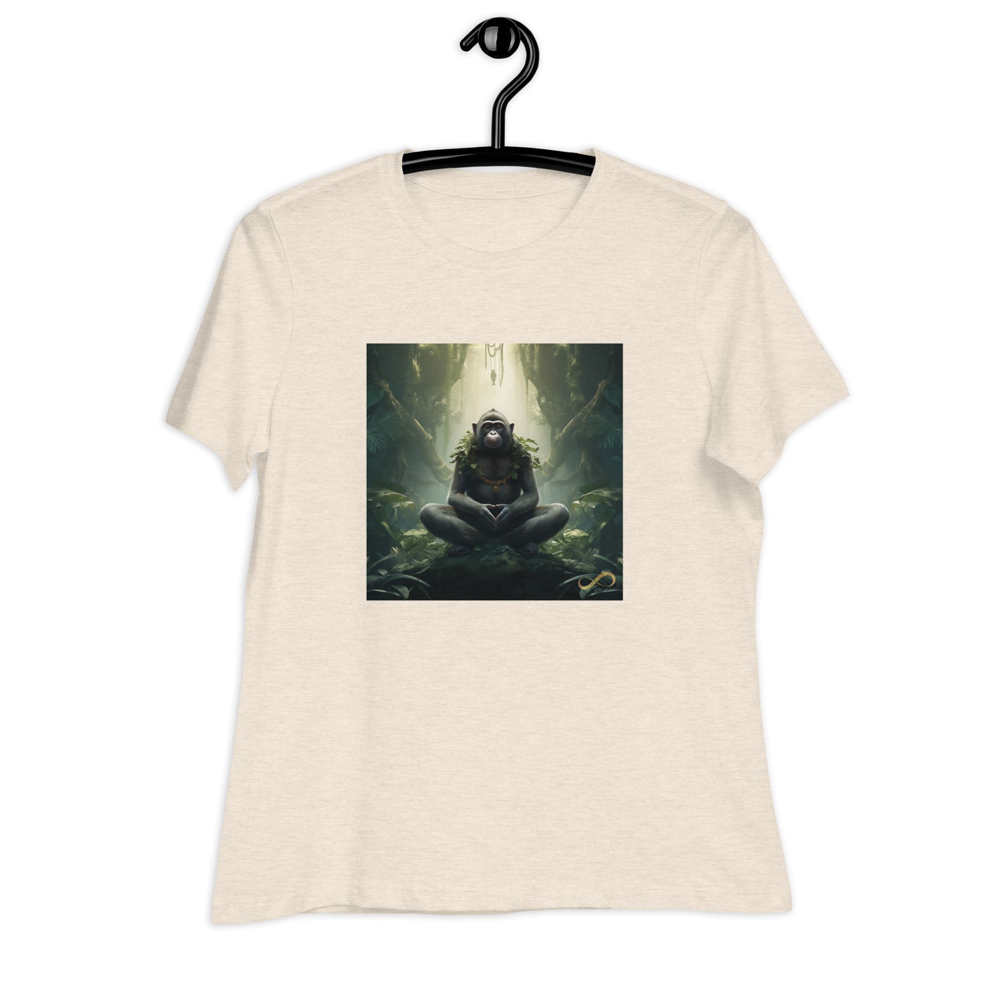 Meditating Zen Monkey Mind Women's Shirt