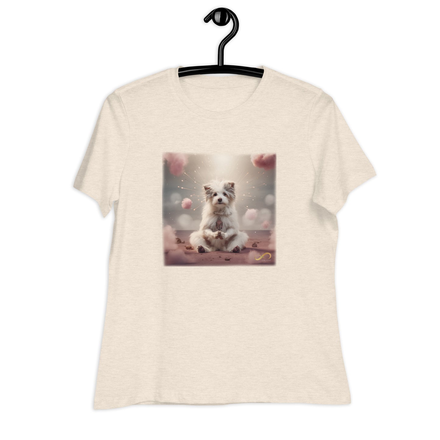 Meditating Zen Dog Women's Shirt