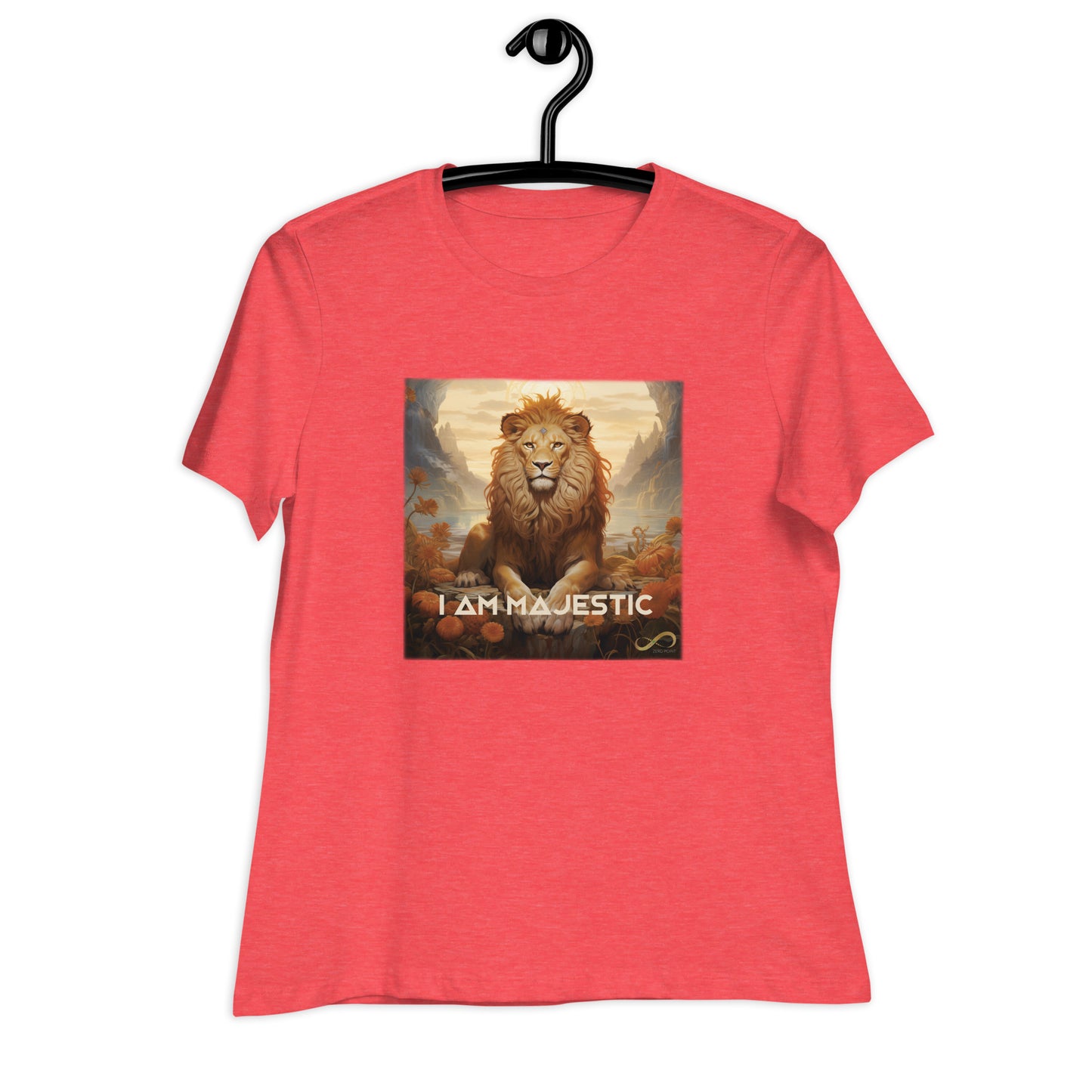 Meditating Zen Lion with Mantra Women's Shirt