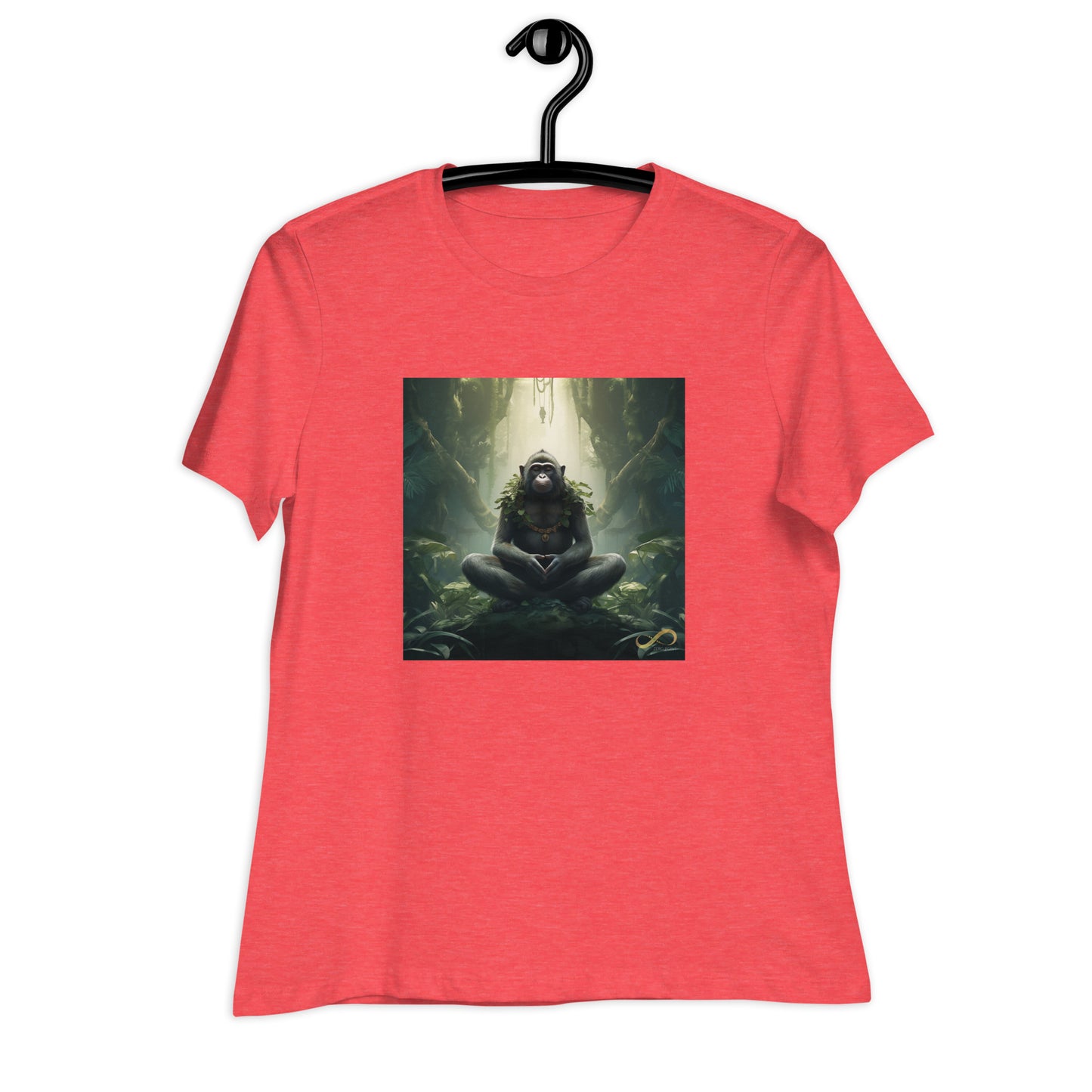 Meditating Zen Monkey Mind Women's Shirt