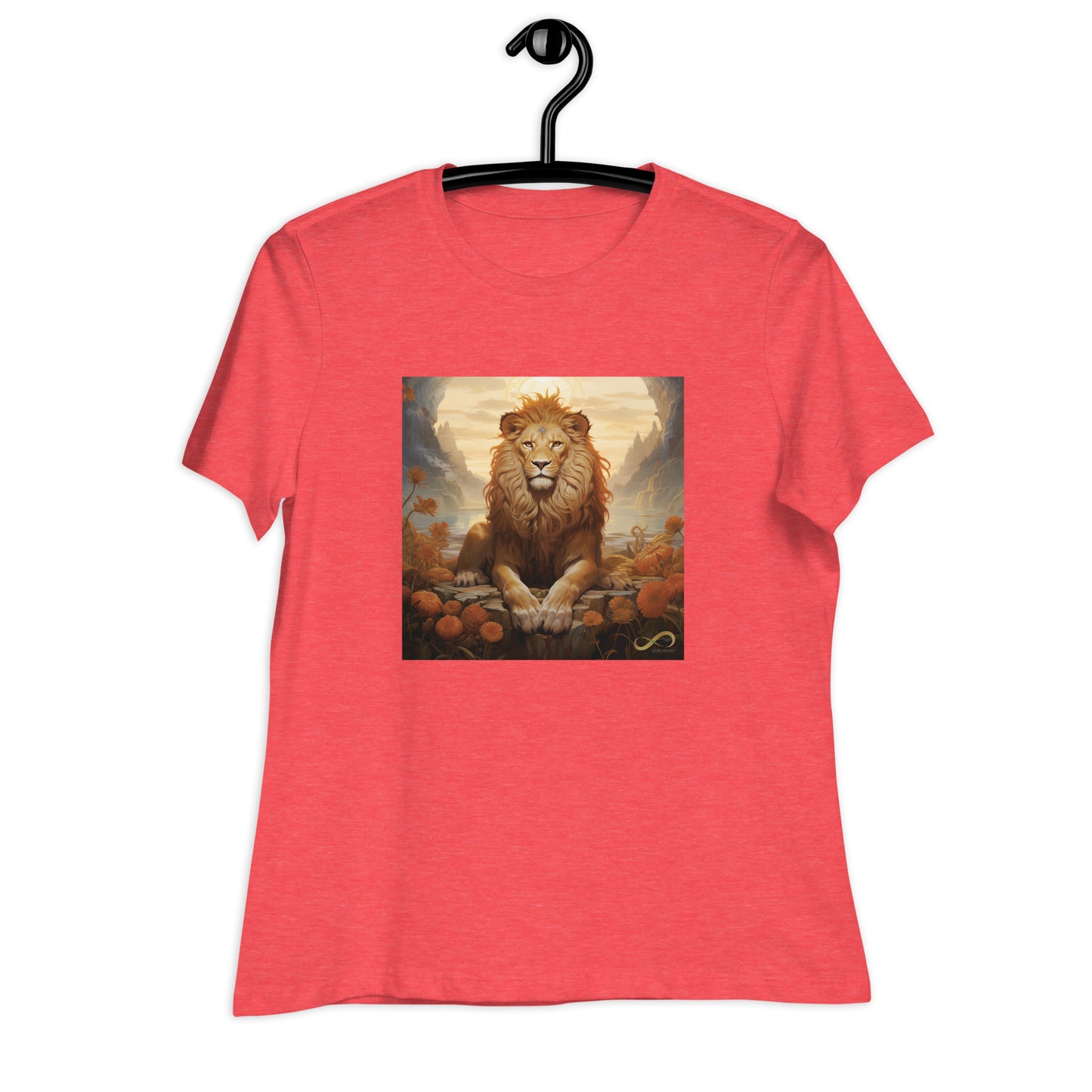 Meditating Zen Lion Women's Shirt