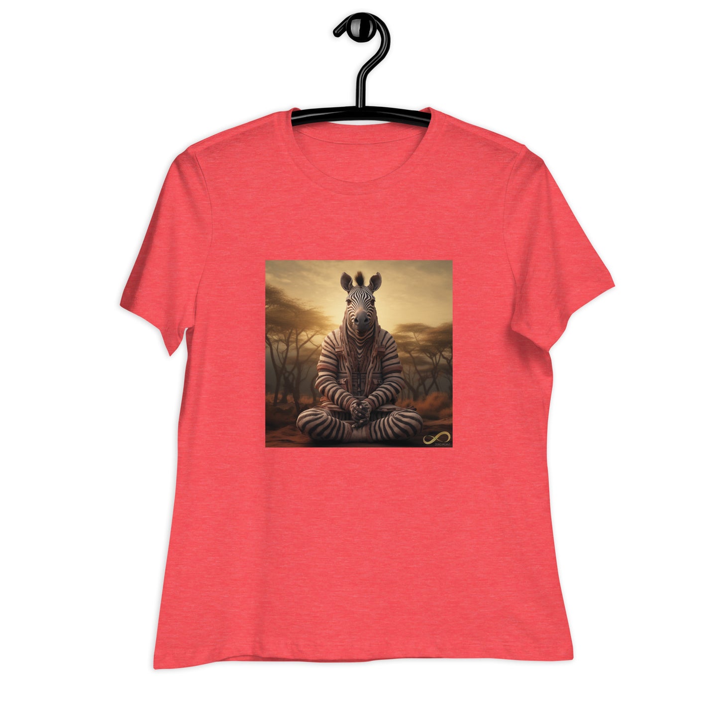 Meditating Zen Zebra Women's Shirt