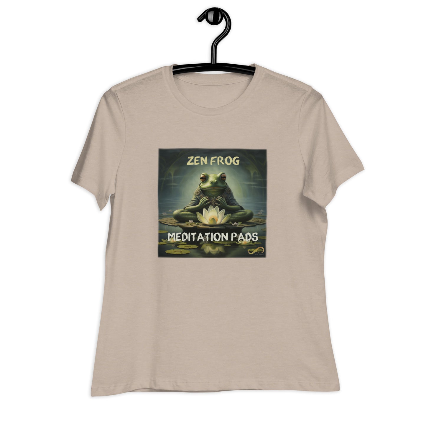 Meditating Zen Frog with Mantra Women's Shirt