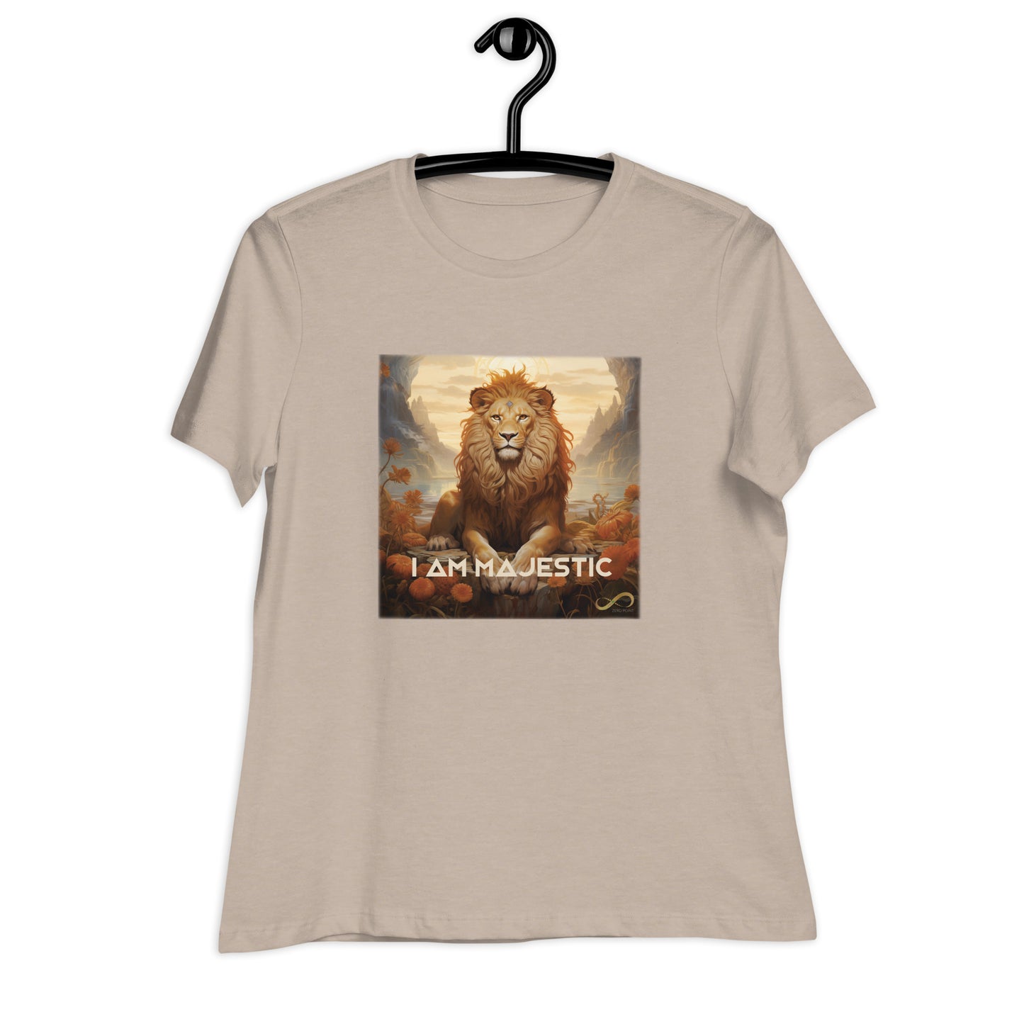 Meditating Zen Lion with Mantra Women's Shirt