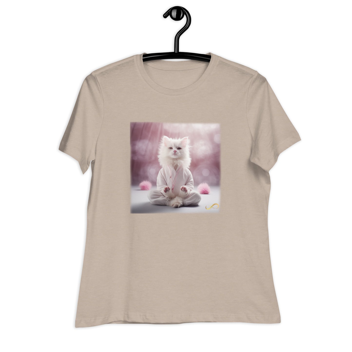 Meditating Zen Cat Women's Shirt