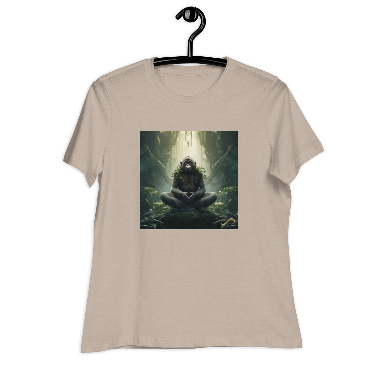 Meditating Zen Monkey Mind Women's Shirt