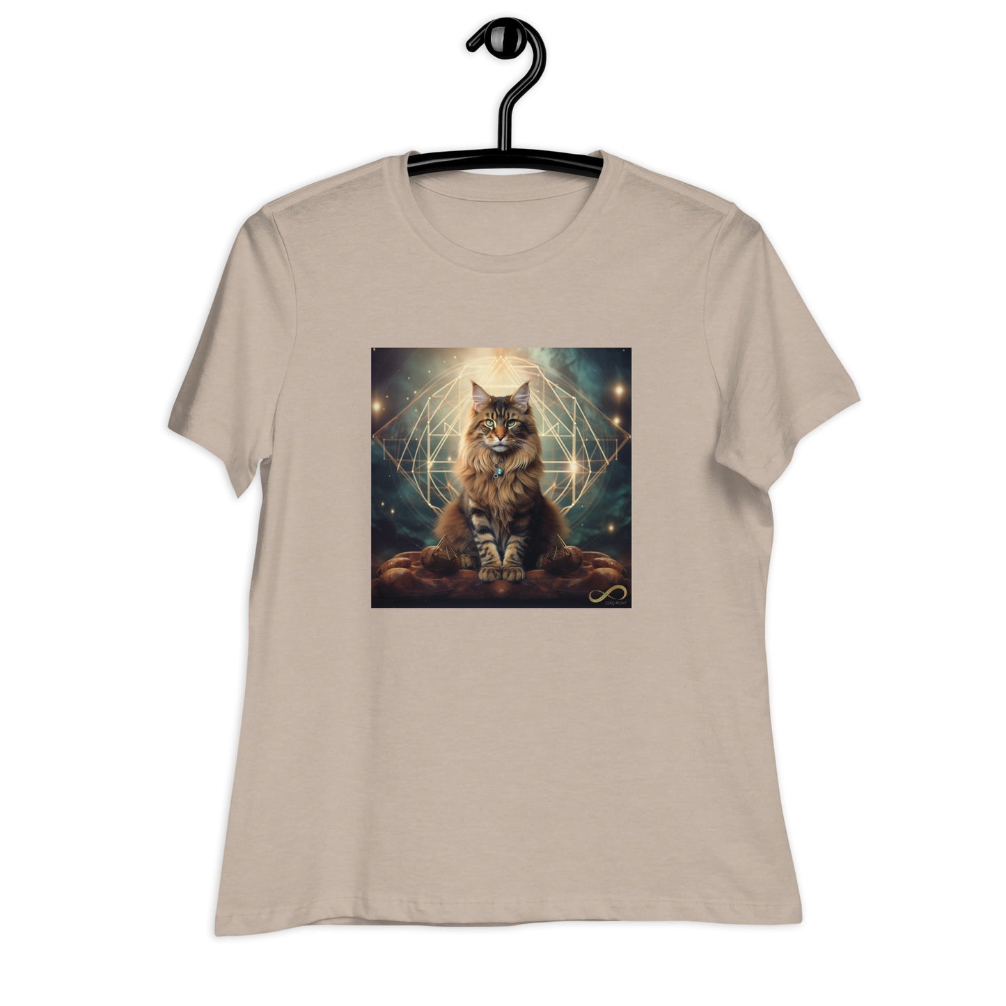 Meditating Divine Feline Women's Shirt