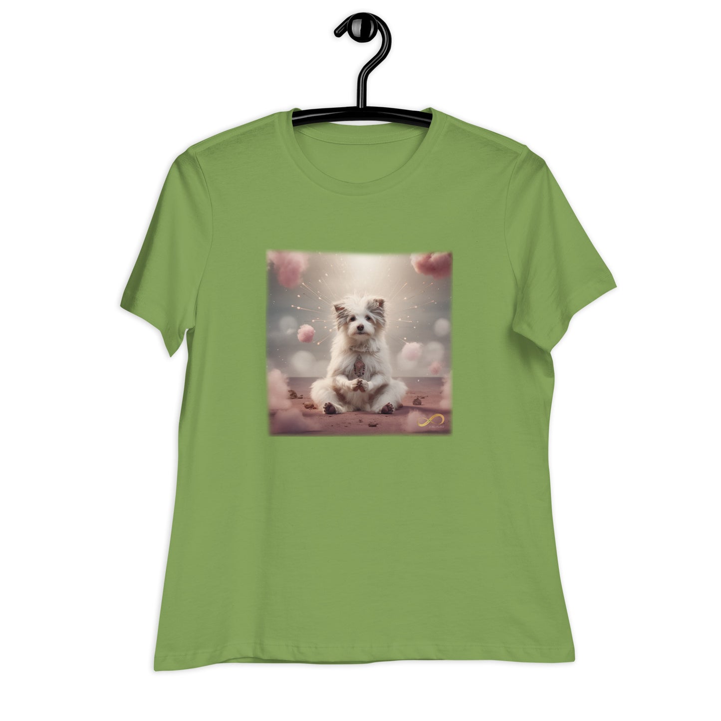 Meditating Zen Dog Women's Shirt