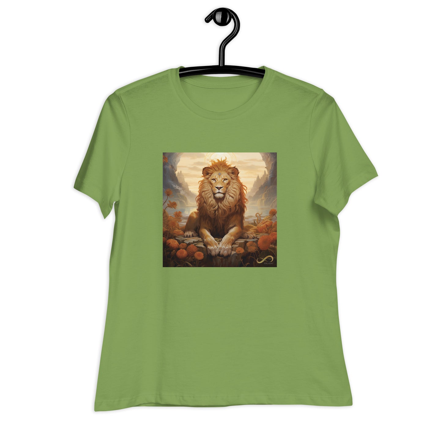 Meditating Zen Lion Women's Shirt