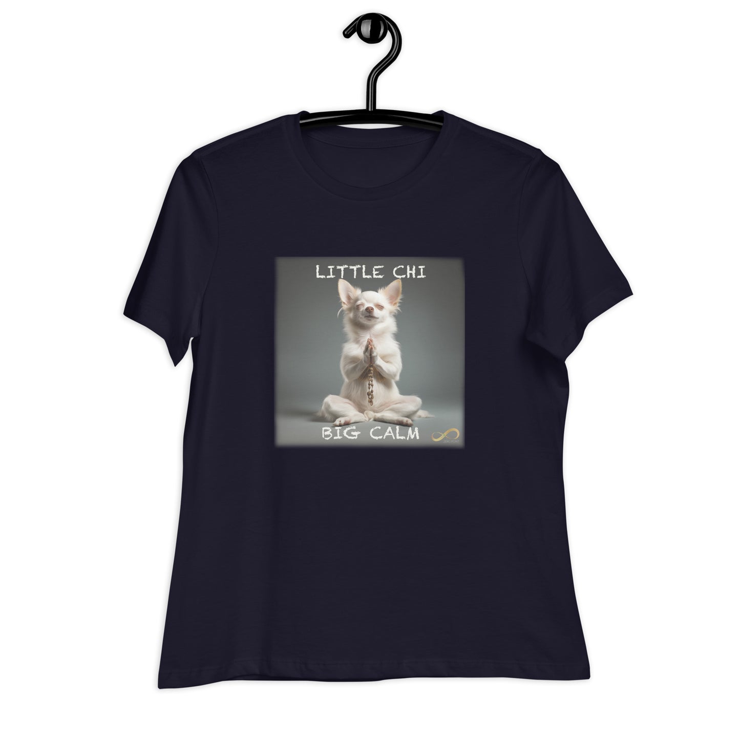 Meditating Zen Chihuahua with Mantra Women's Shirt