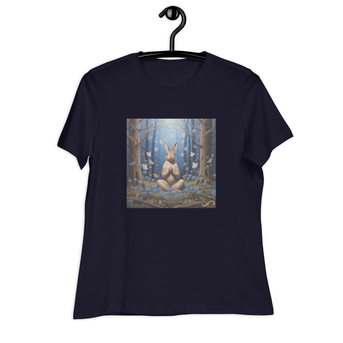 Meditating Zen Rabbit Women's Shirt