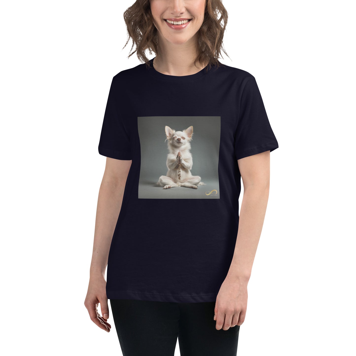 Meditating Zen Chihuahua Women's Shirt