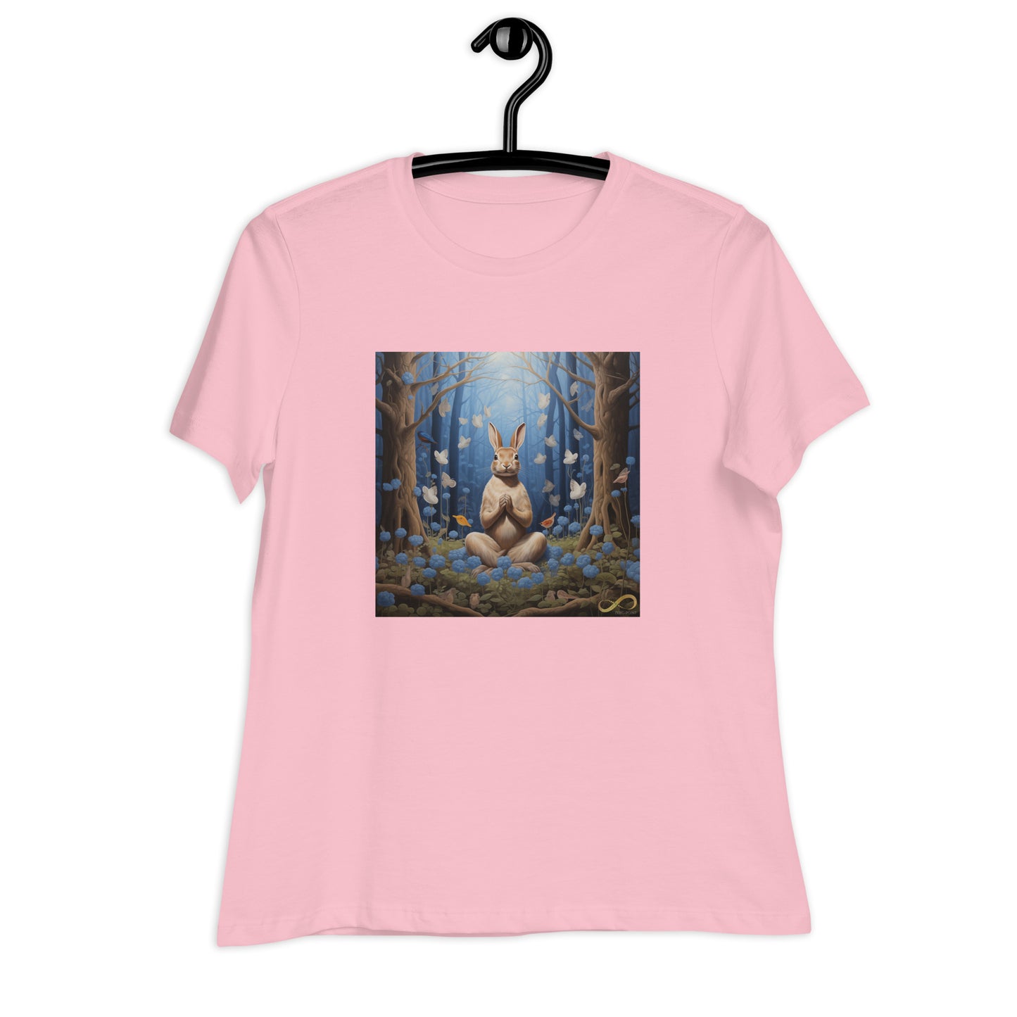 Meditating Zen Rabbit Women's Shirt