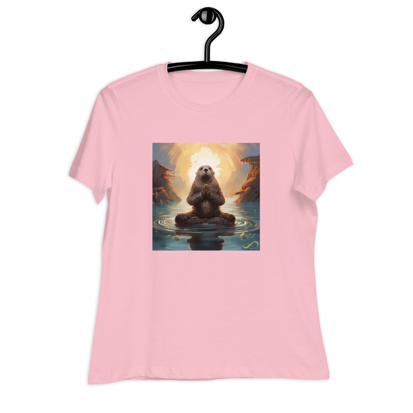 Meditating Zen Otter Women's Shirt