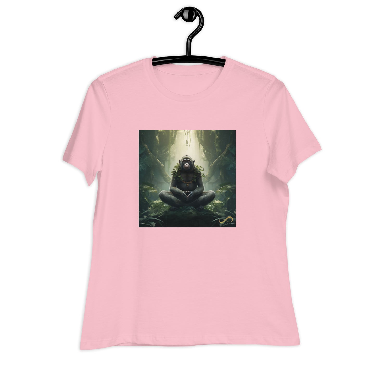 Meditating Zen Monkey Mind Women's Shirt