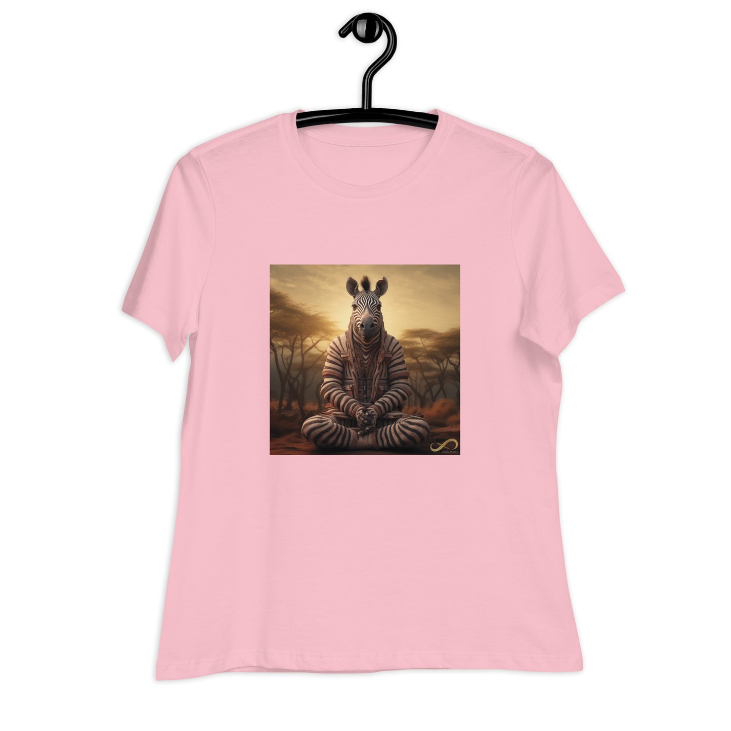 Meditating Zen Zebra Women's Shirt