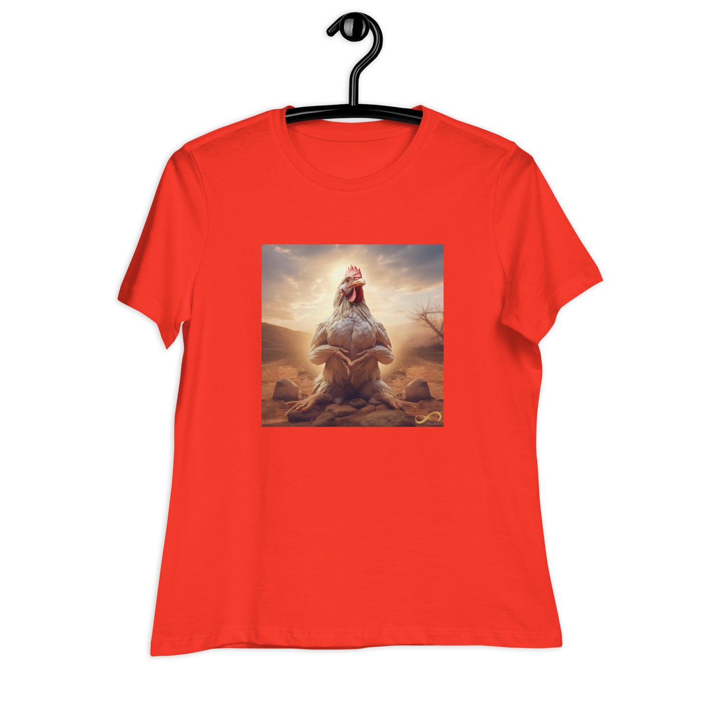 Meditating Zen Hen Women's Shirt