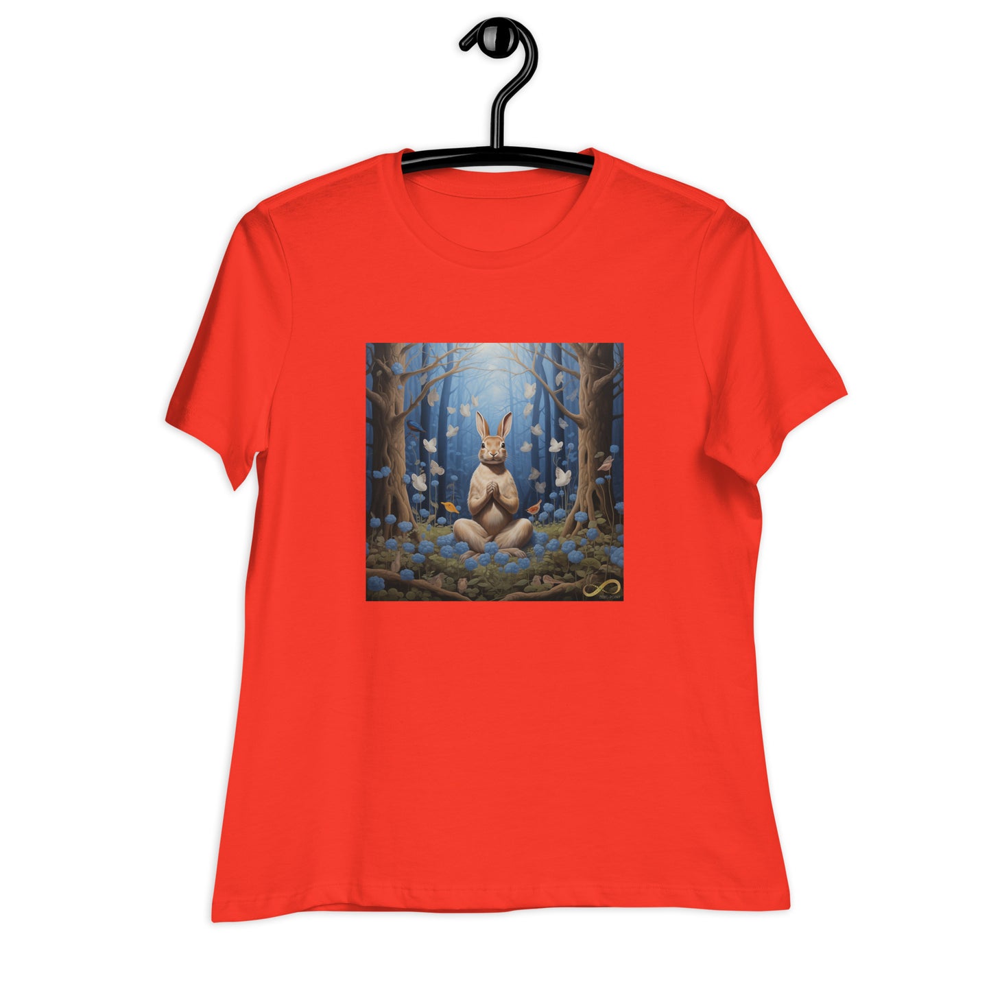 Meditating Zen Rabbit Women's Shirt