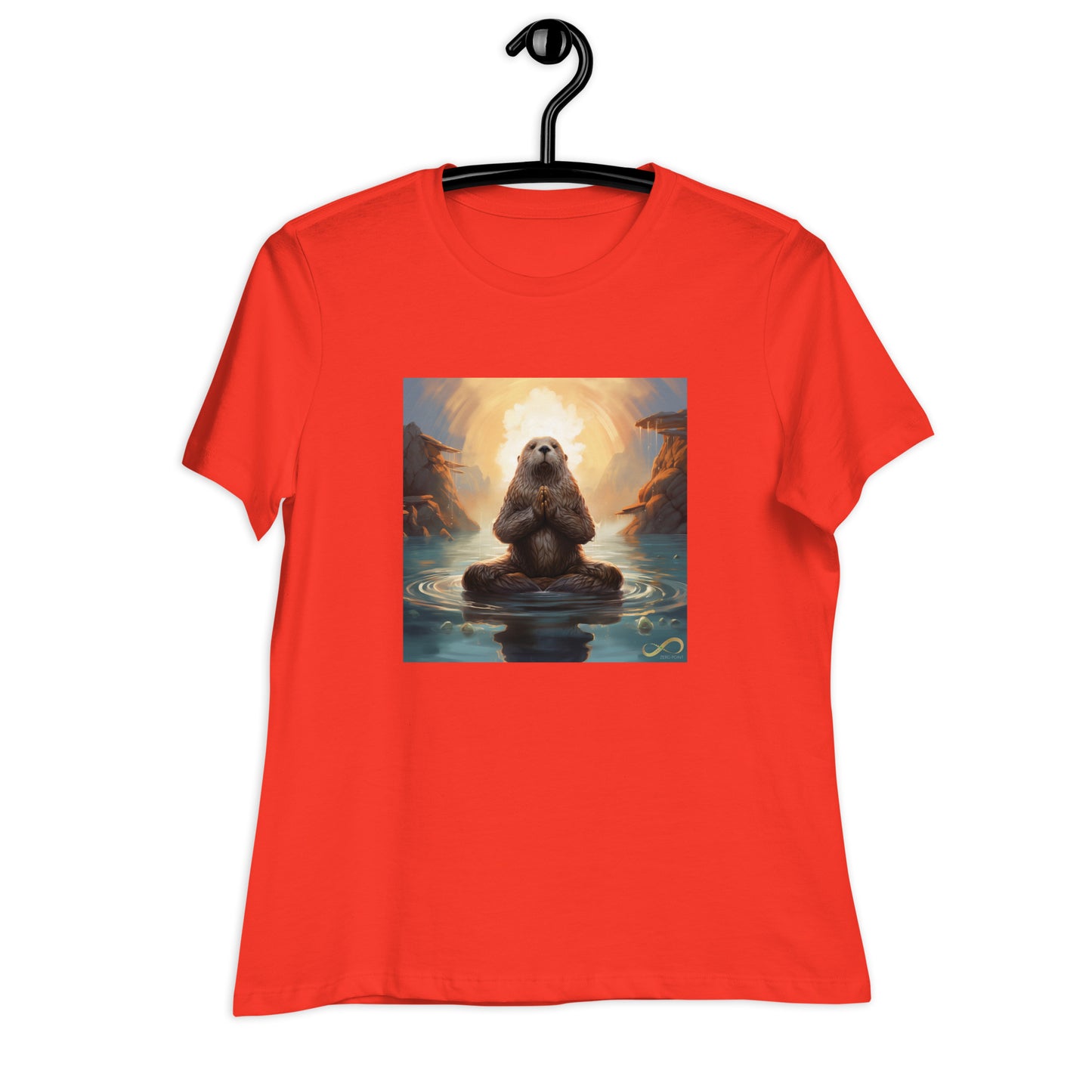 Meditating Zen Otter Women's Shirt