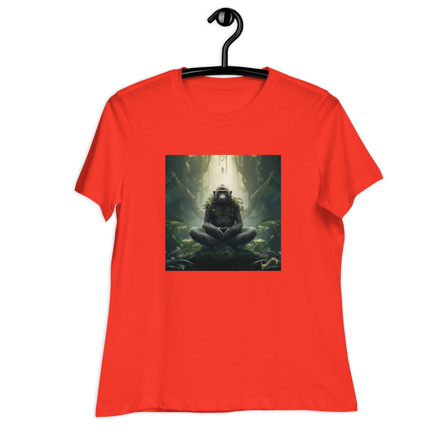 Meditating Zen Monkey Mind Women's Shirt