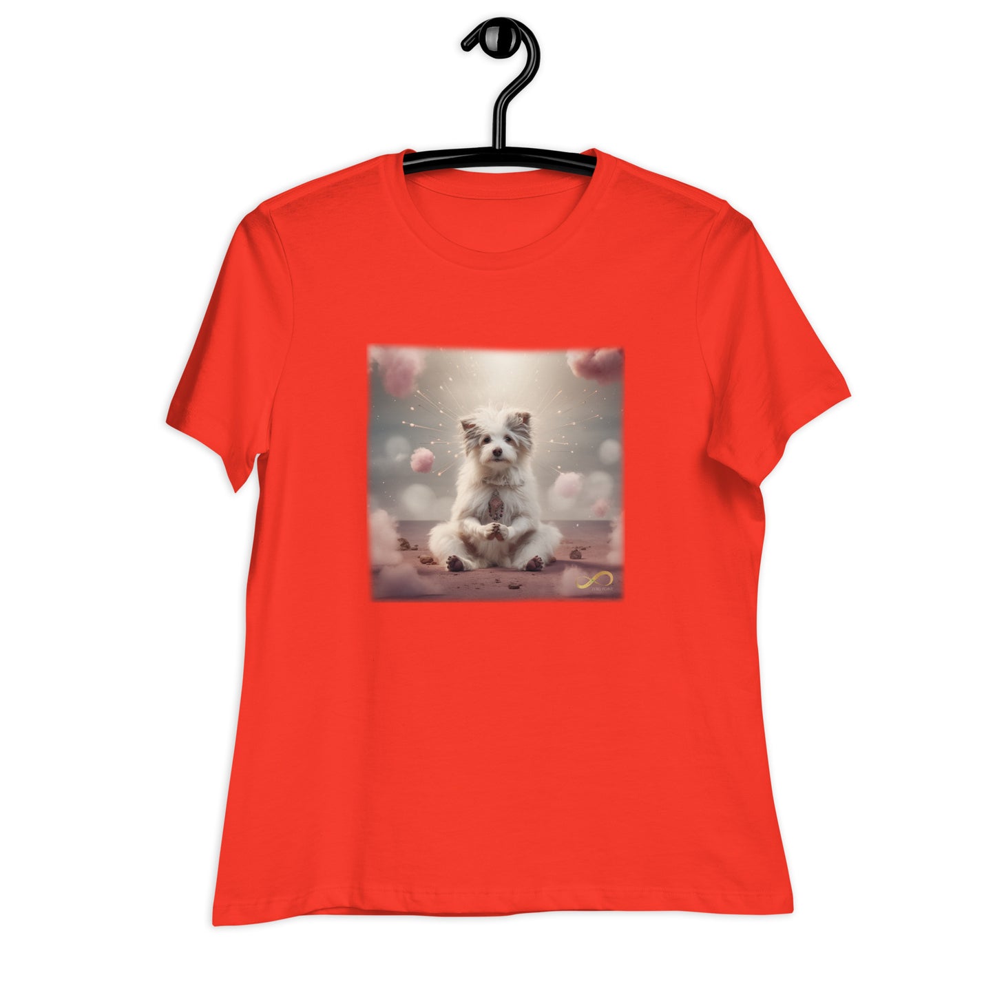 Meditating Zen Dog Women's Shirt