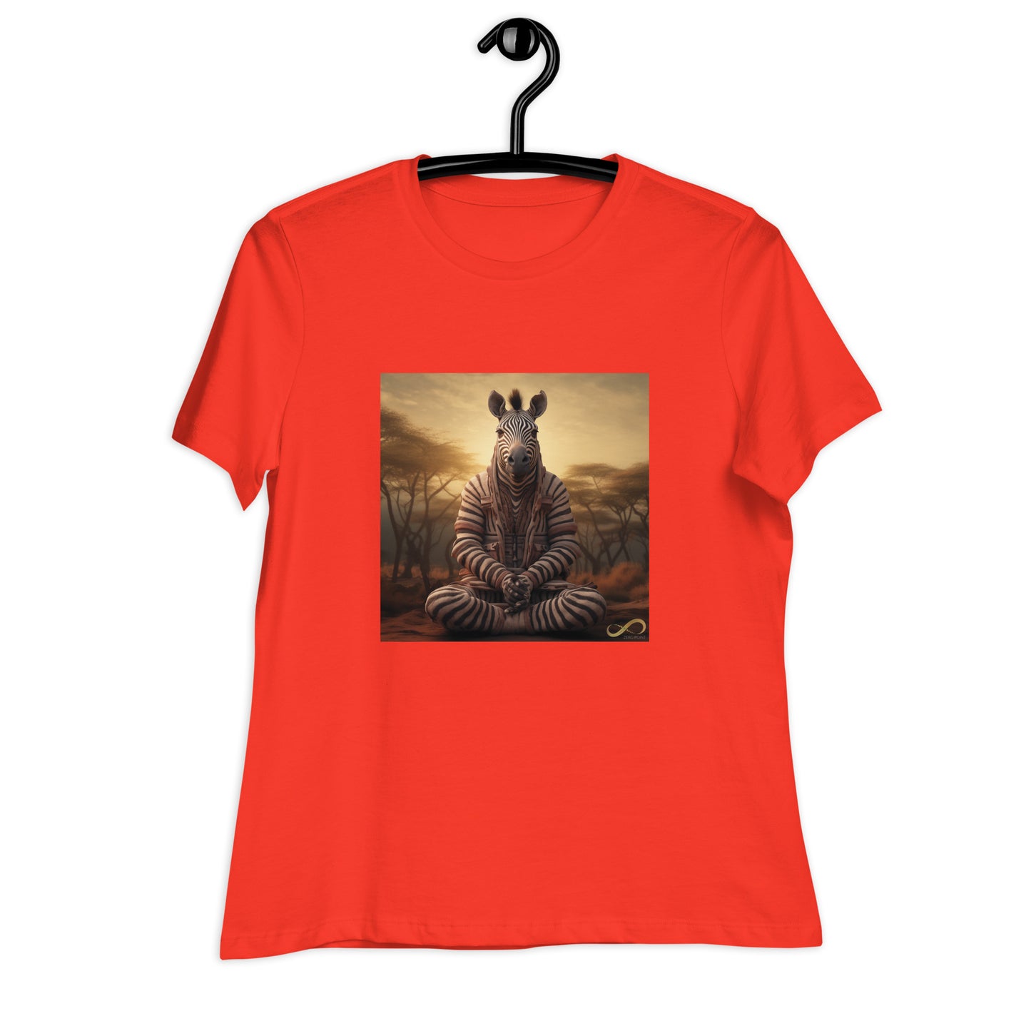 Meditating Zen Zebra Women's Shirt