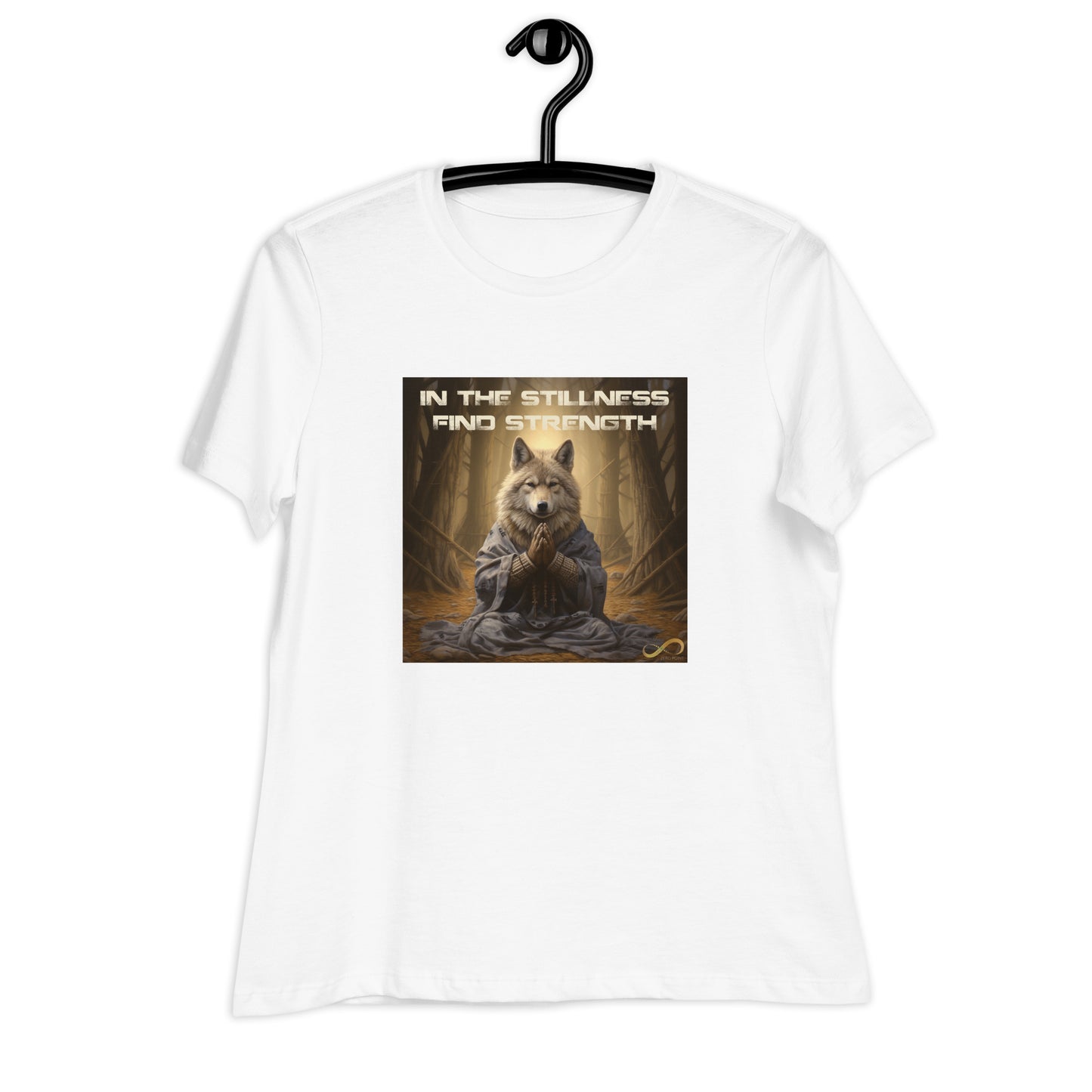 Meditating Zen Tiger with Mantra Women's Shirt