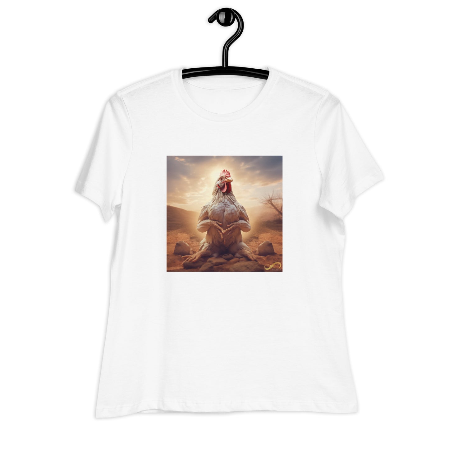 Meditating Zen Hen Women's Shirt