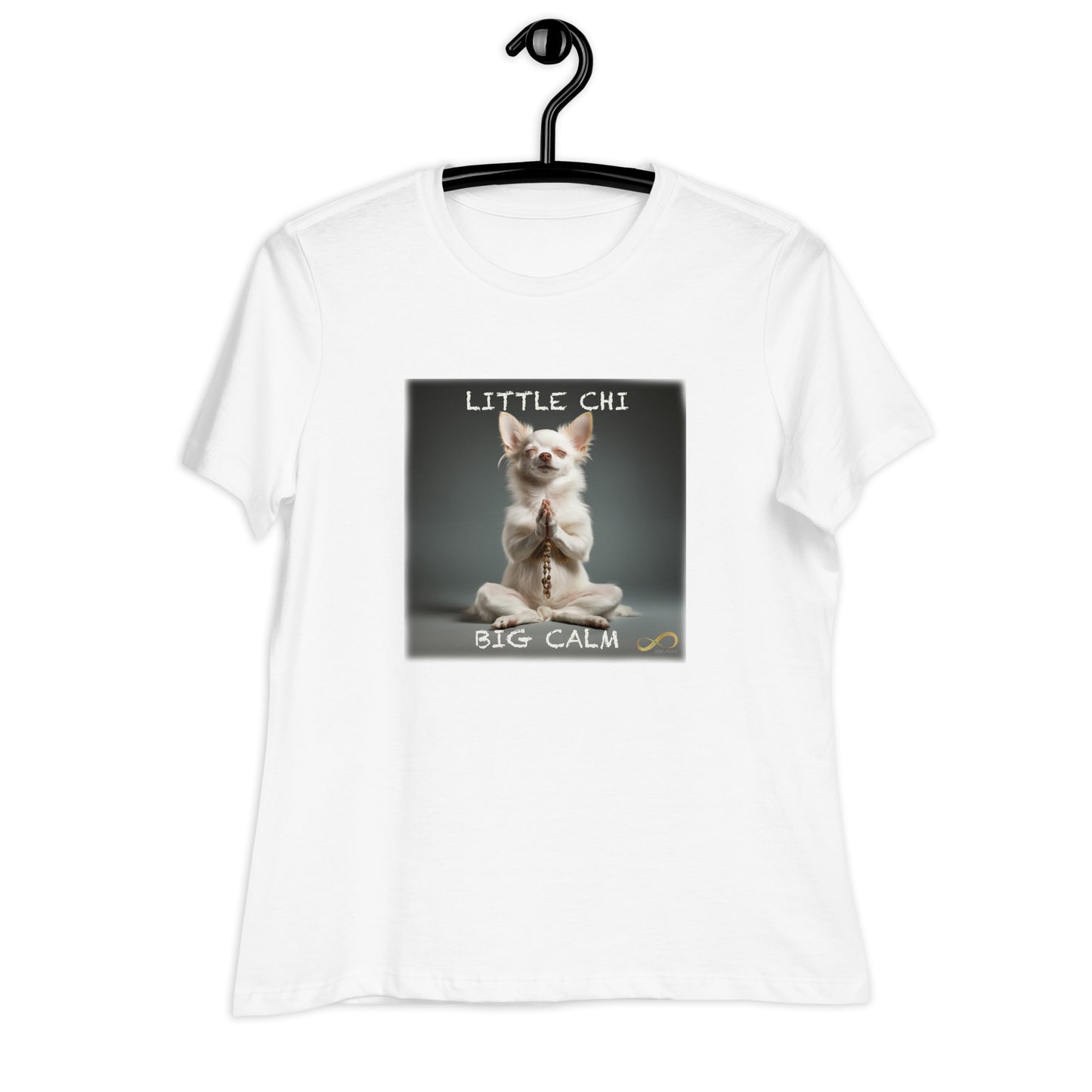 Meditating Zen Chihuahua with Mantra Women's Shirt