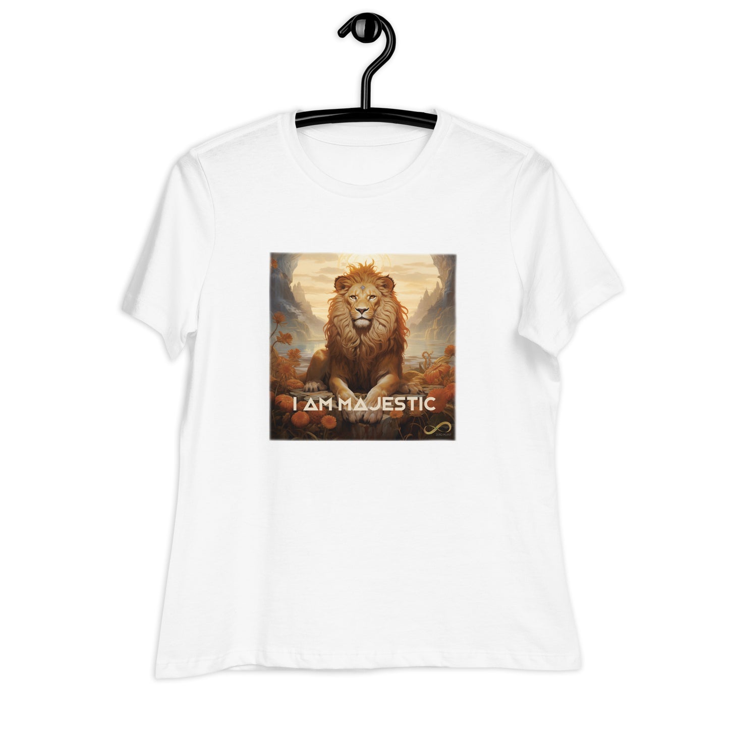 Meditating Zen Lion with Mantra Women's Shirt