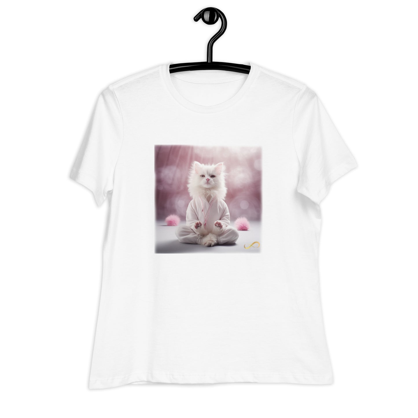 Meditating Zen Cat Women's Shirt