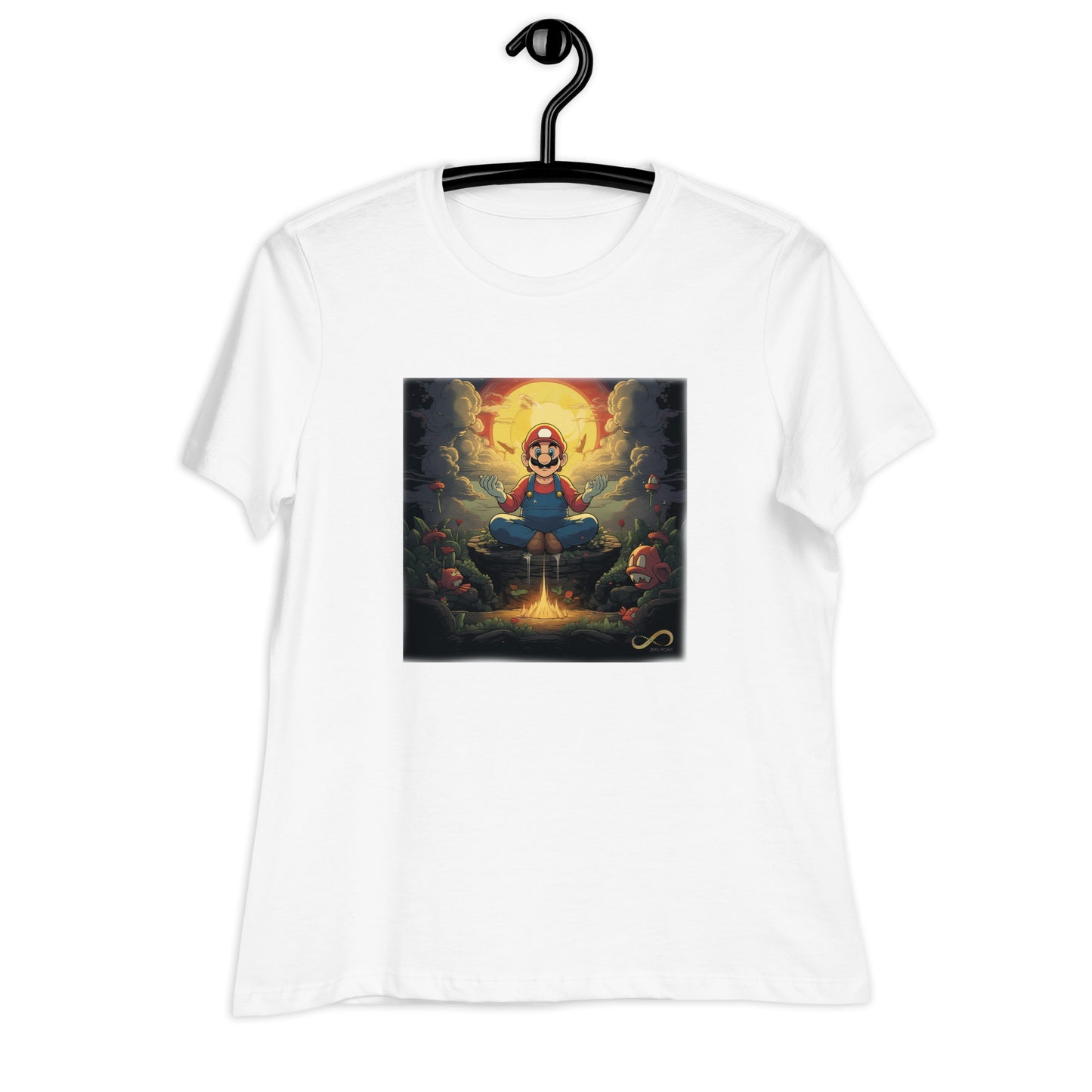 Meditating Zen Gamer Woman's Shirt