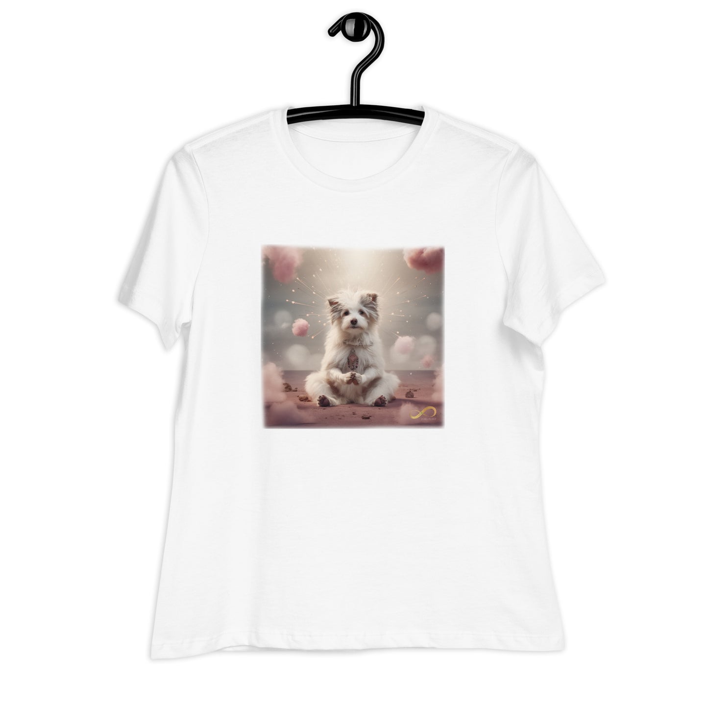 Meditating Zen Dog Women's Shirt